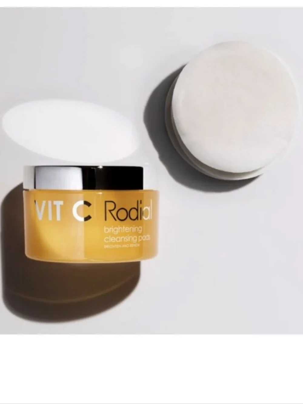 CLEARANCE! Rodial VIT C Brightening Cleansing Pads, Brighten & Renew 50 pads NIB